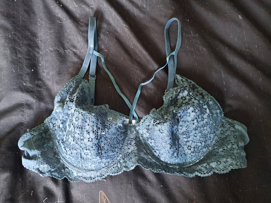 Soutien gorge bleu-gris