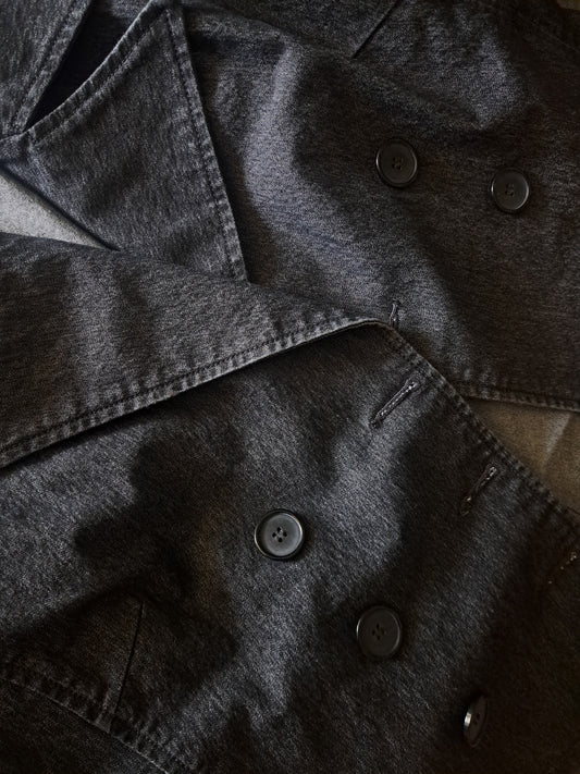 Veston style Jeans gris avec boutons