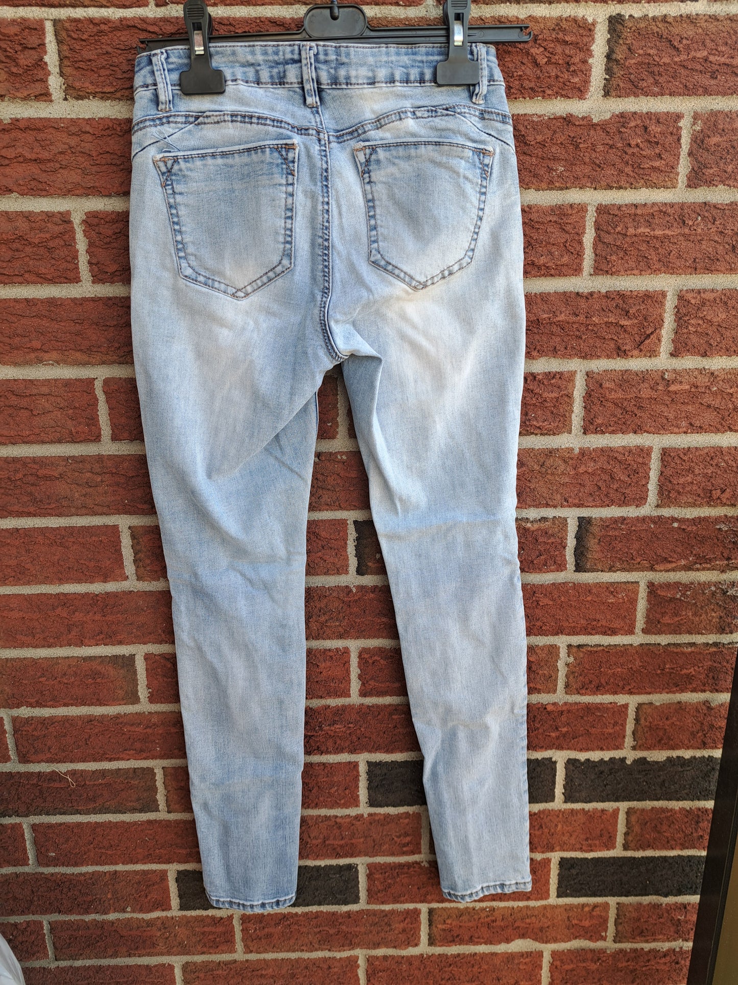 Jeans skinny bleu pâle