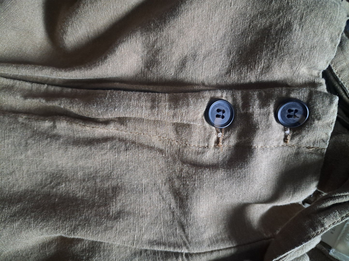 Pantalon beige ample