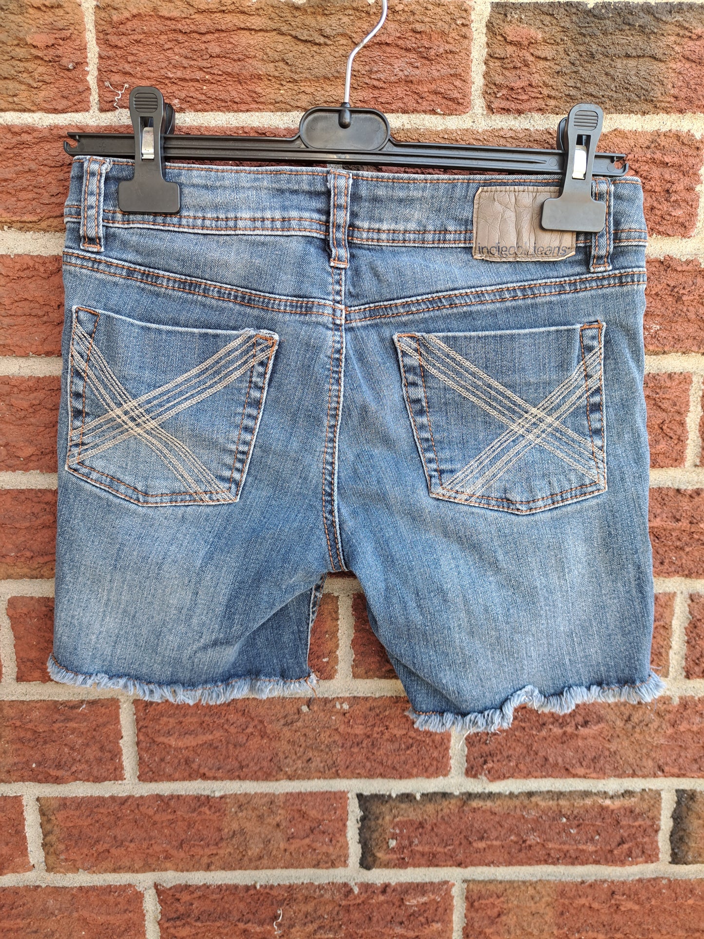 Short en jeans bleu