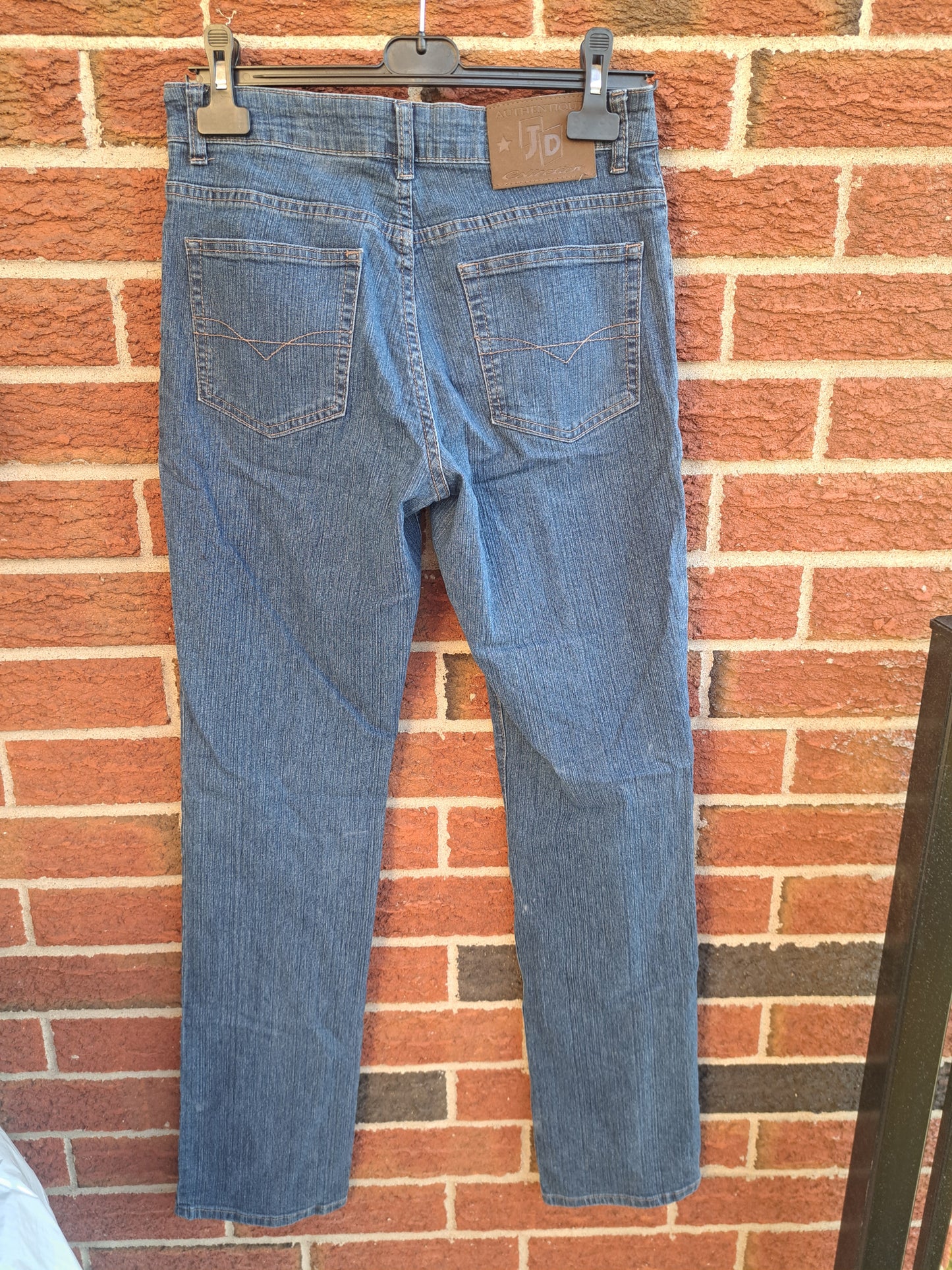 Jeans bleu ligné vintage homme