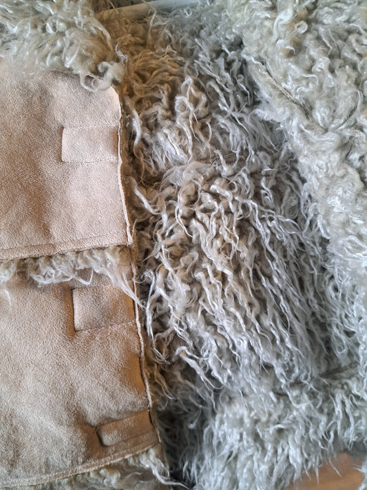 Manteau de ''fourrure'' beige Point zéro