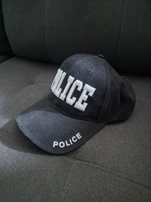 Casquette noire Police