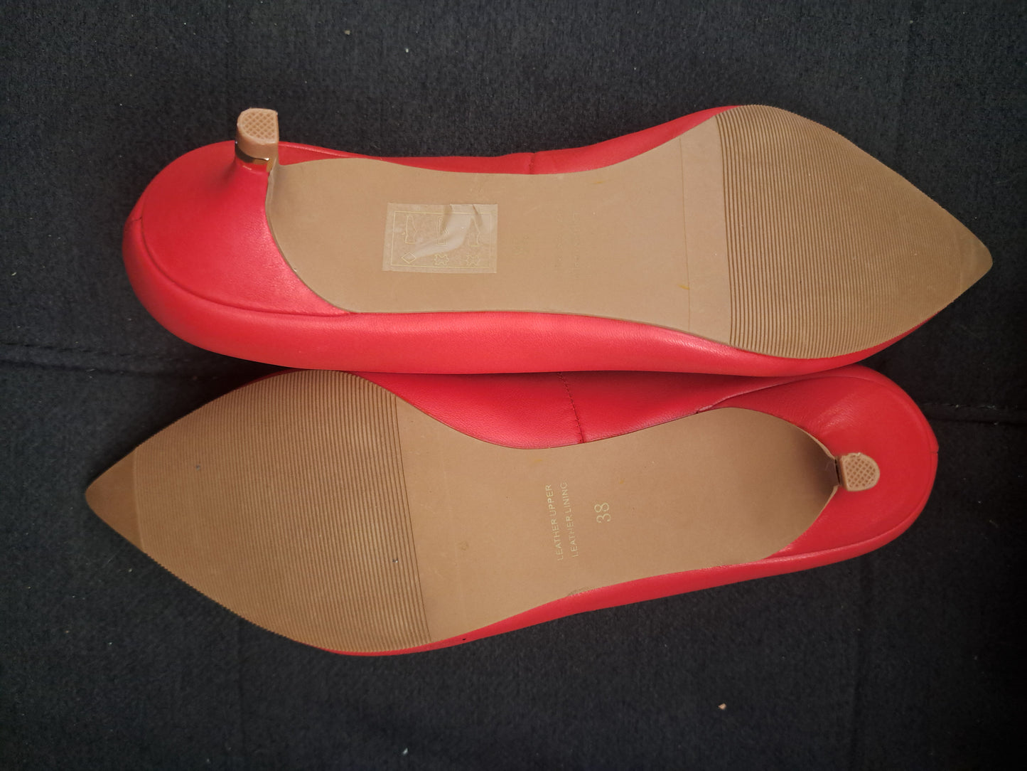 Chaussures roses saumons à petits talons