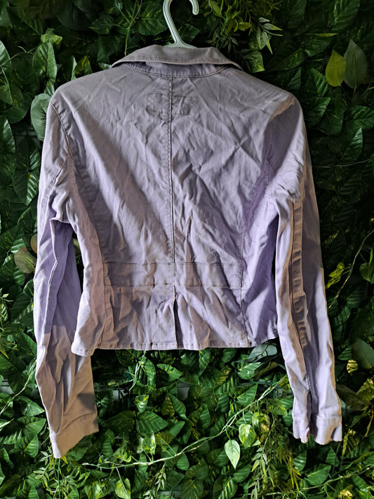 Veston en jeans lilas