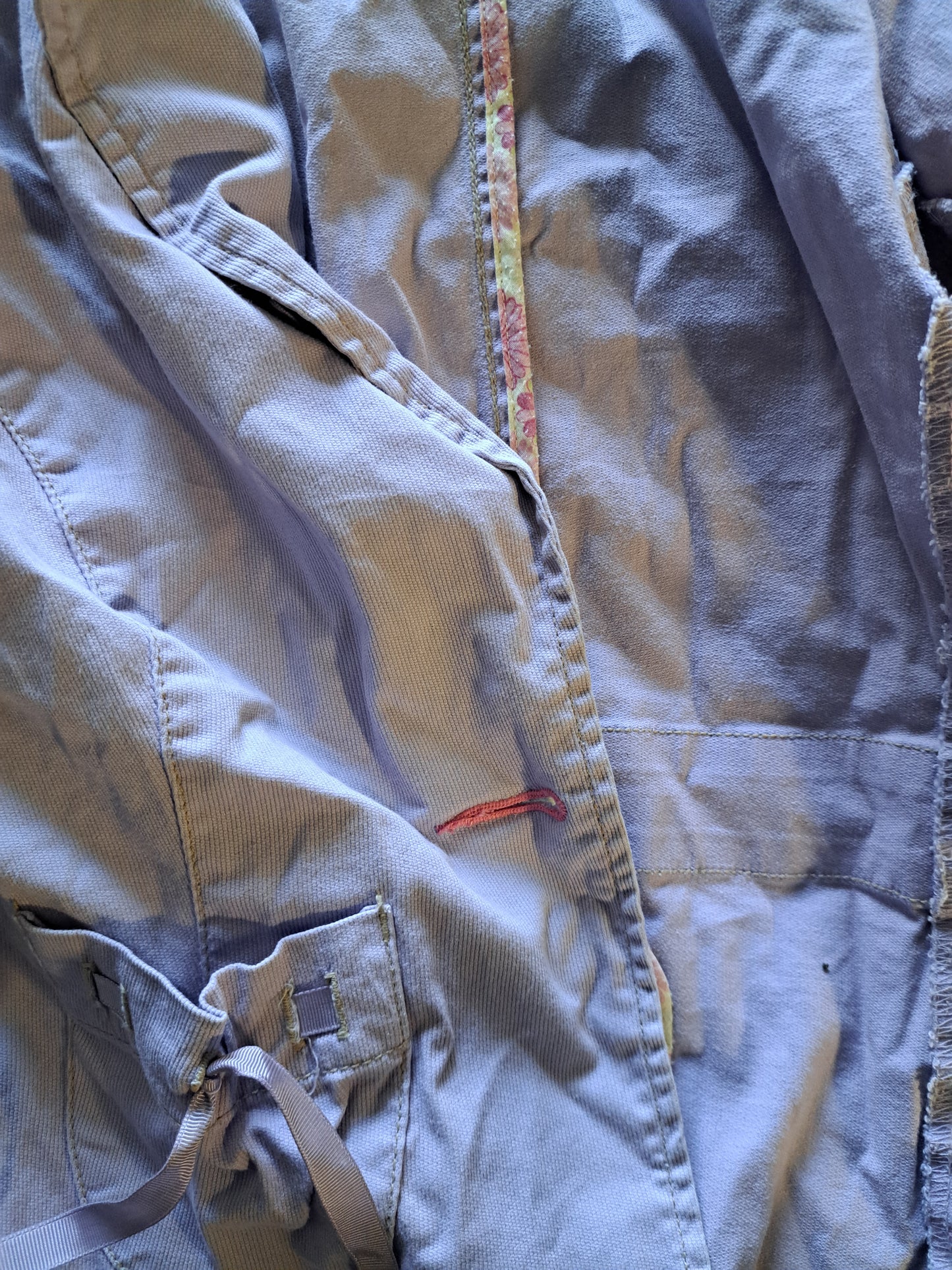 Veston en jeans lilas