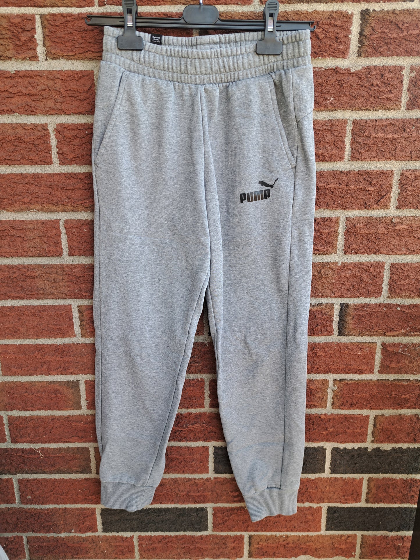 Pantalon jogging gris avec logo Puma