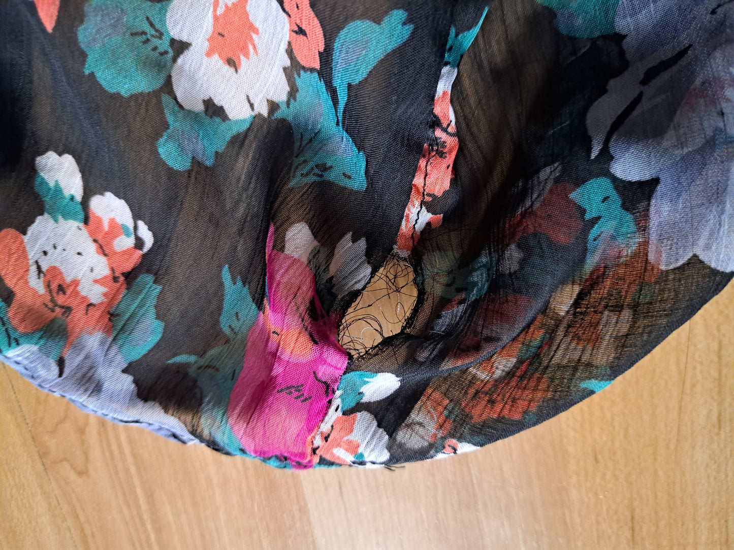 Chemise fleurie semi transparente