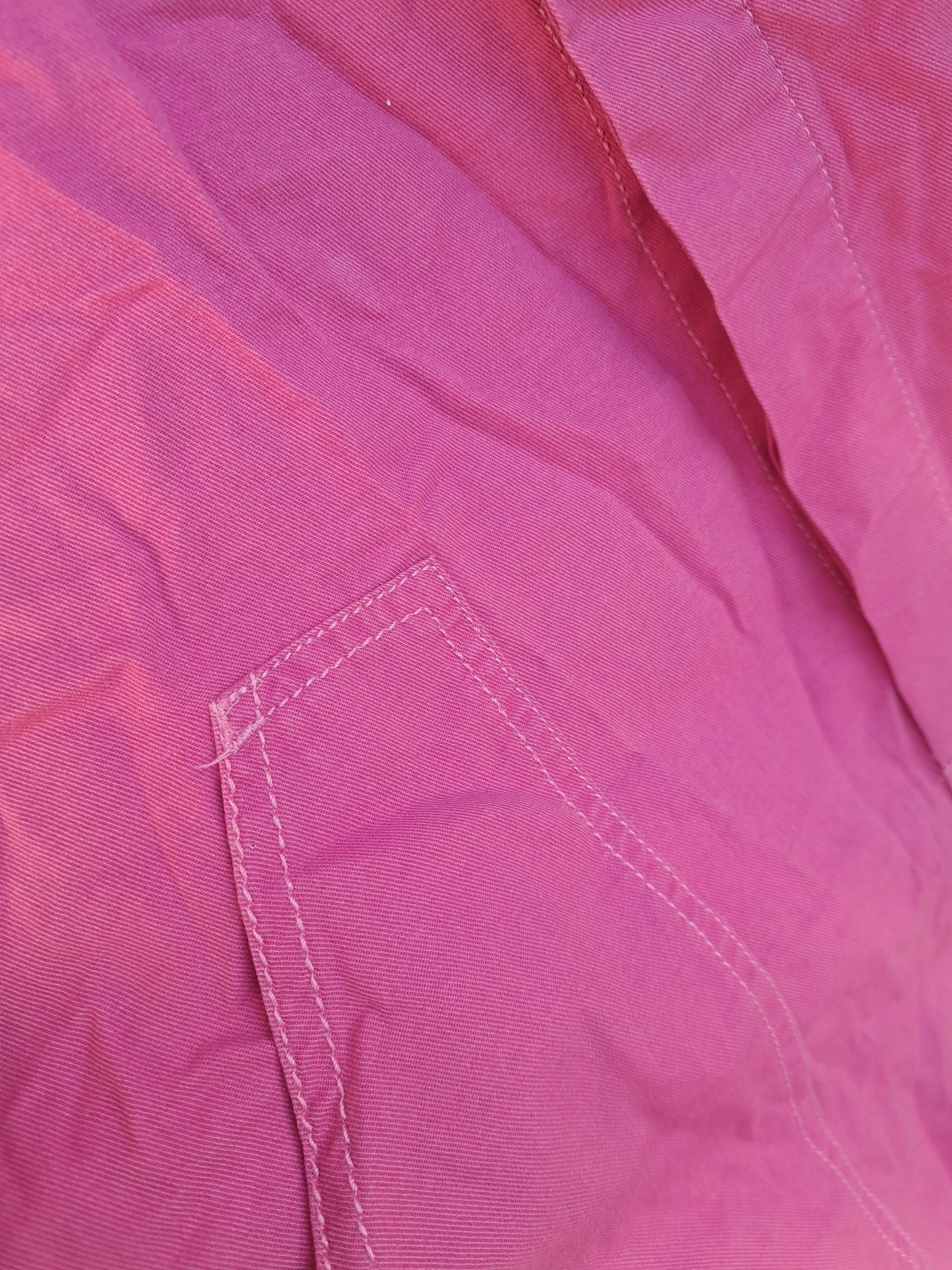 Salopette rose légère et courte