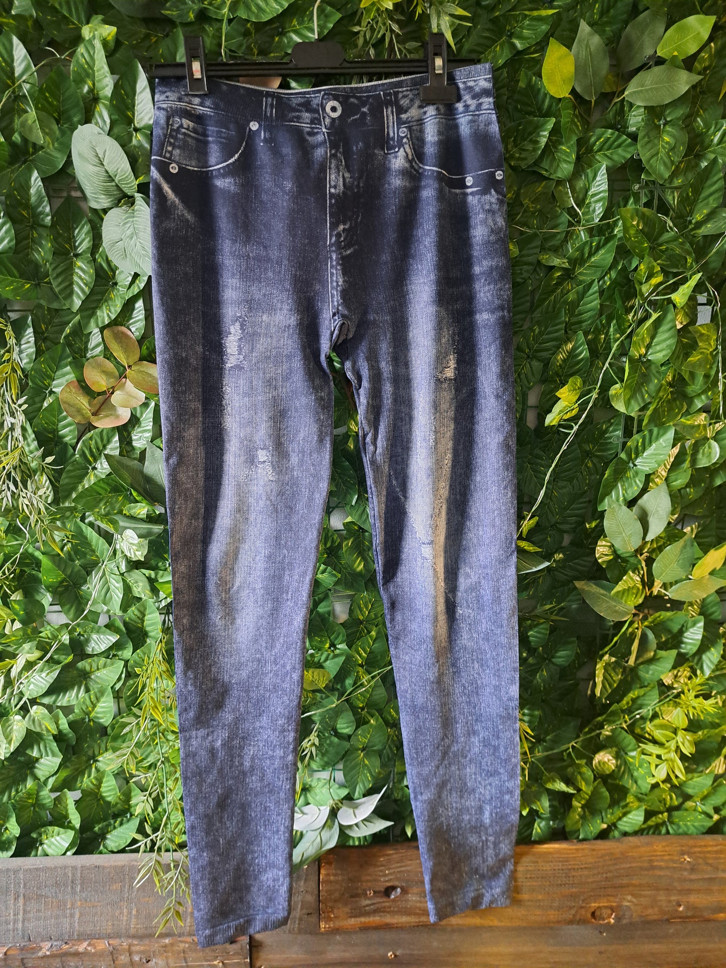 Legging/faux jeans