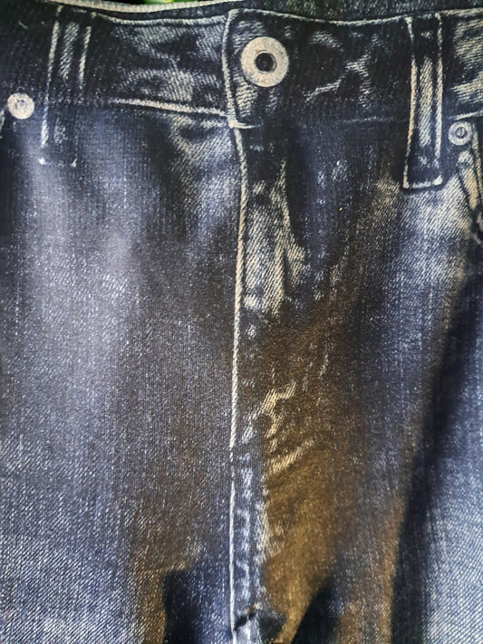 Legging/faux jeans