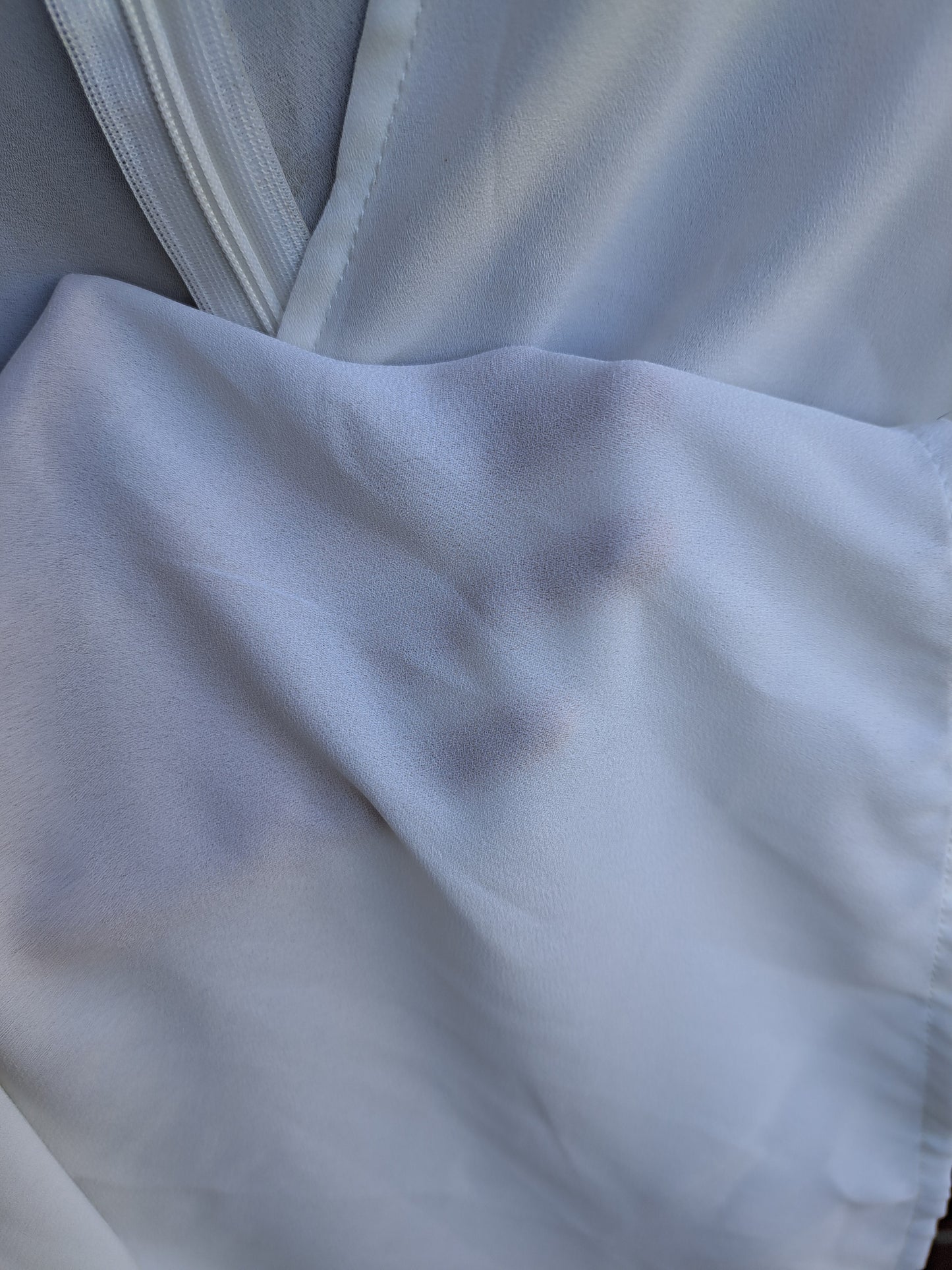 Camisole blanche transparente