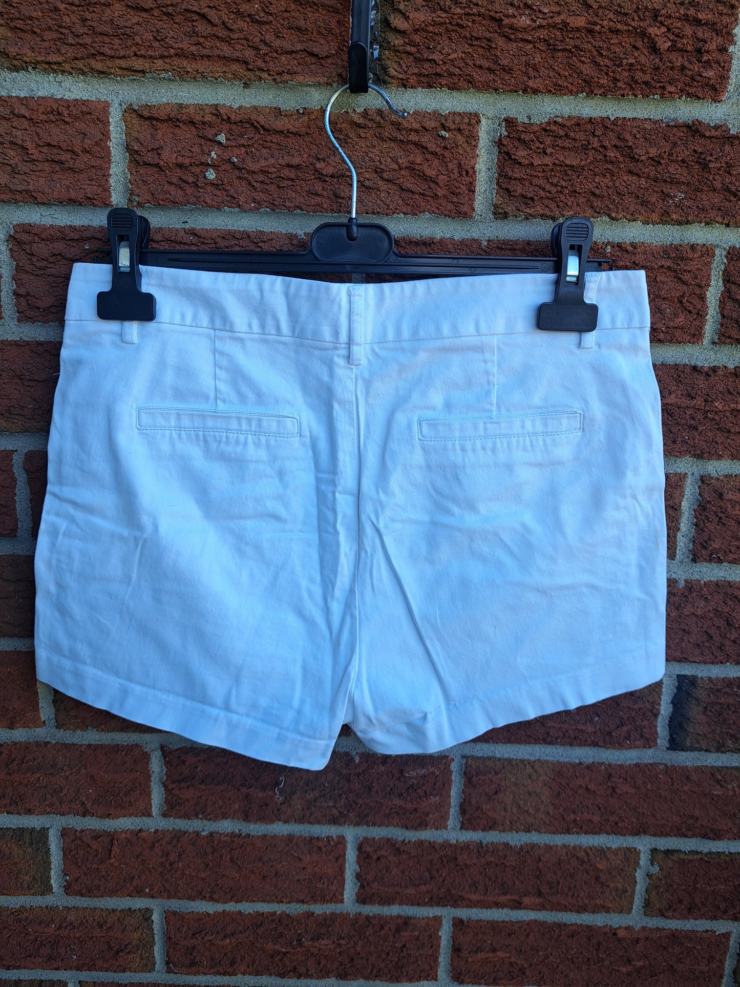 Short blanc coupe régulière
