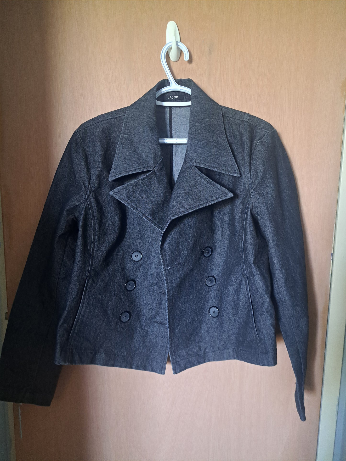 Veston style Jeans gris avec boutons