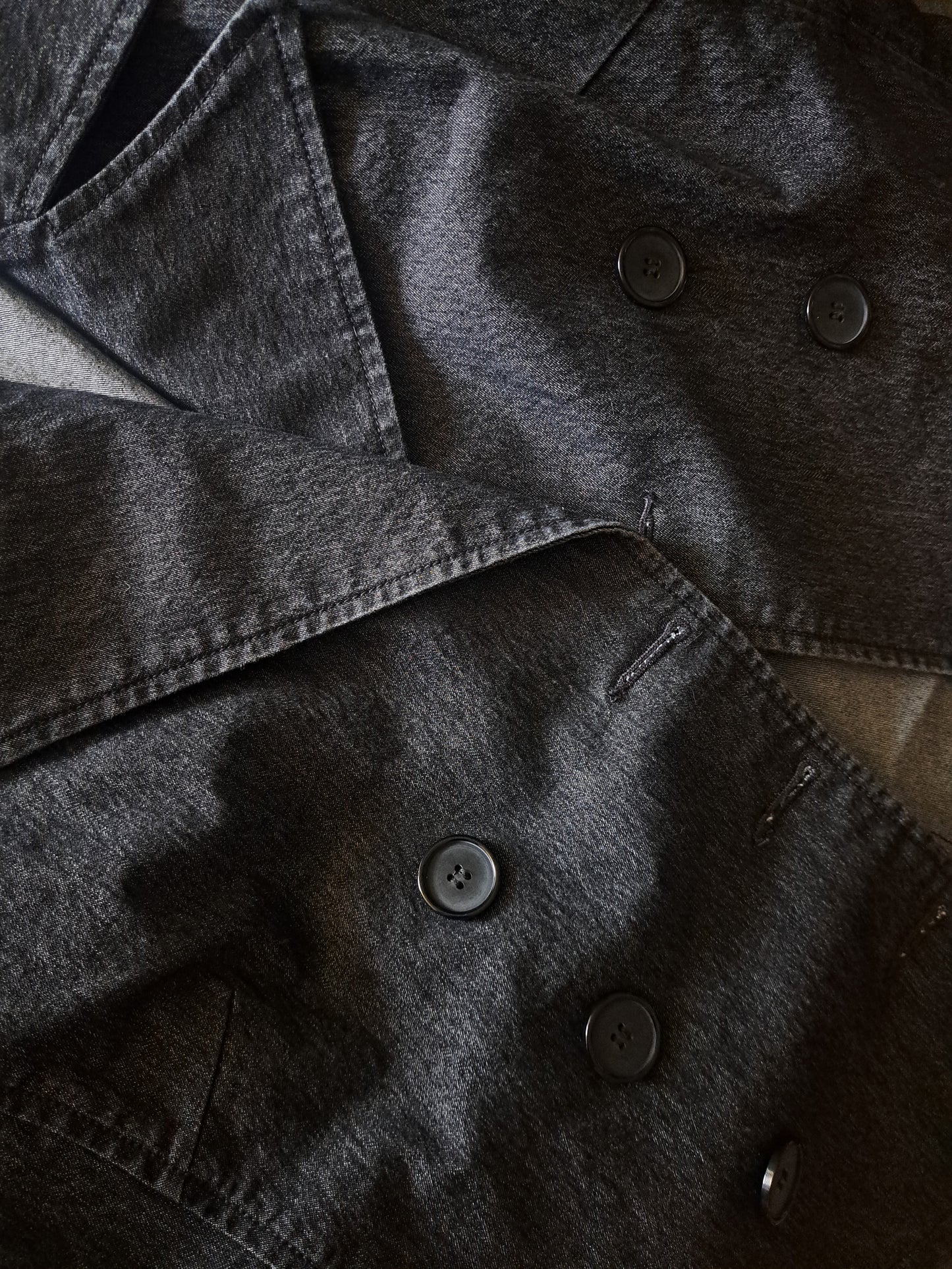 Veston style Jeans gris avec boutons