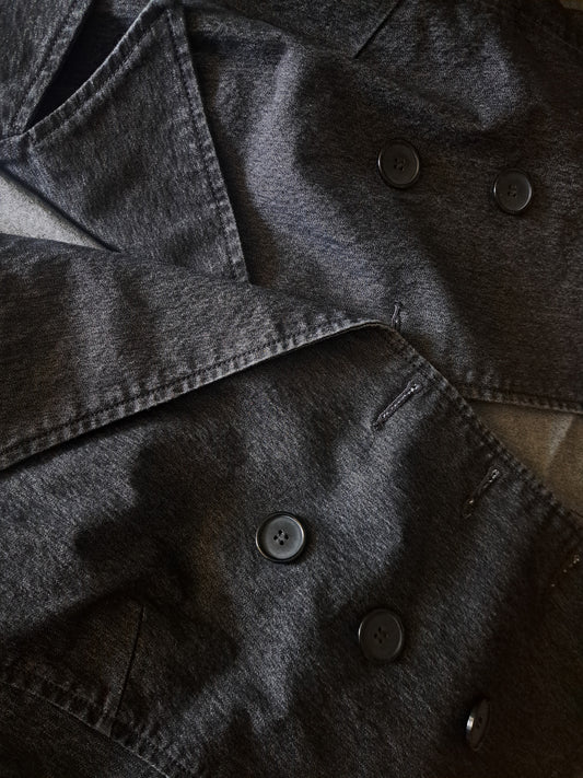 Veston style Jeans gris avec boutons