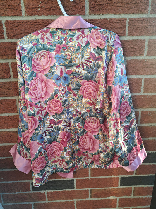 Chemise de nuit pyjama rose