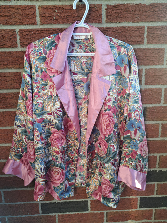 Chemise de nuit pyjama rose