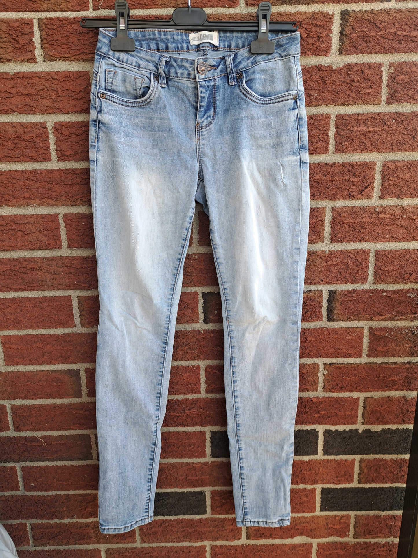Jeans skinny bleu pâle
