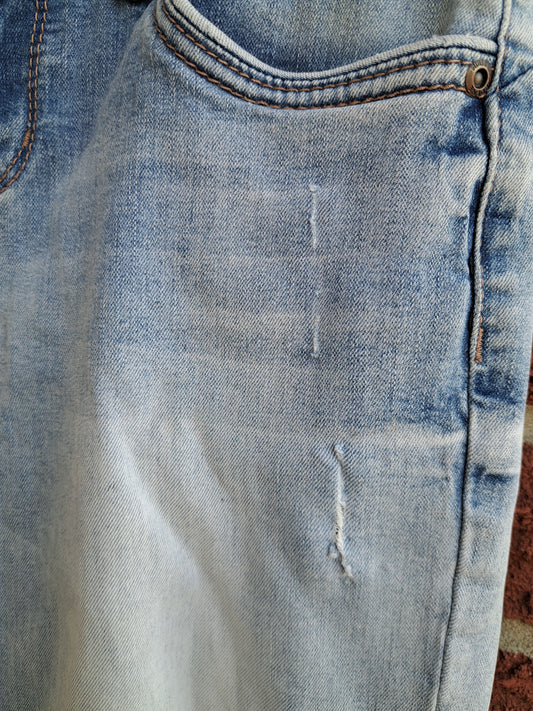 Jeans skinny bleu pâle