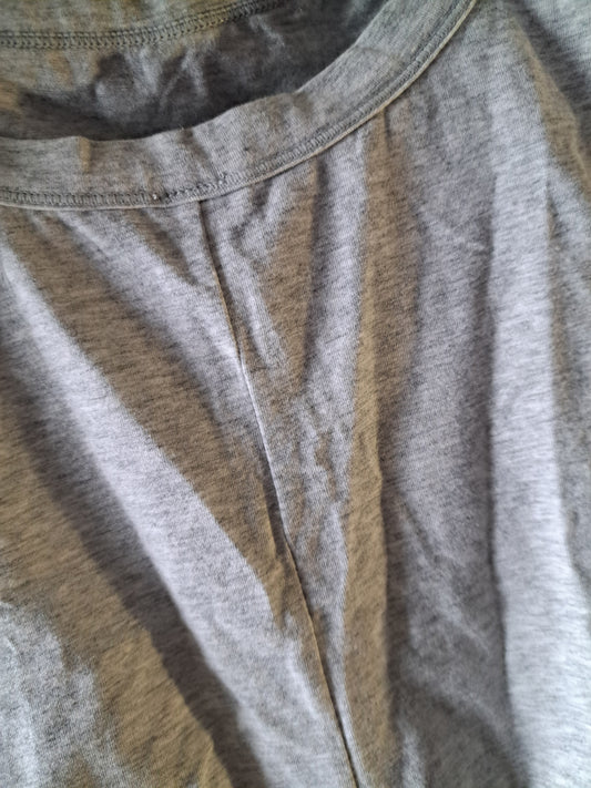 Camisole body grise pâle avec étiquette