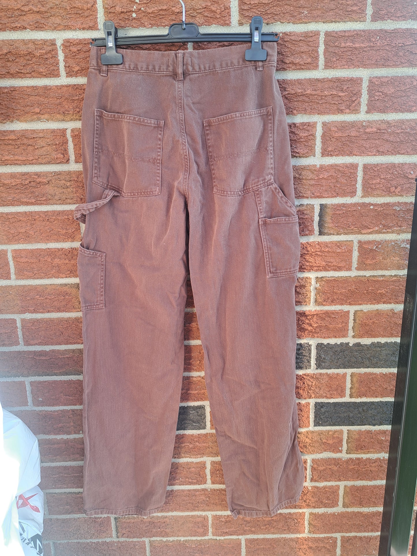 Pantalon brun-orangé en jeans Garage
