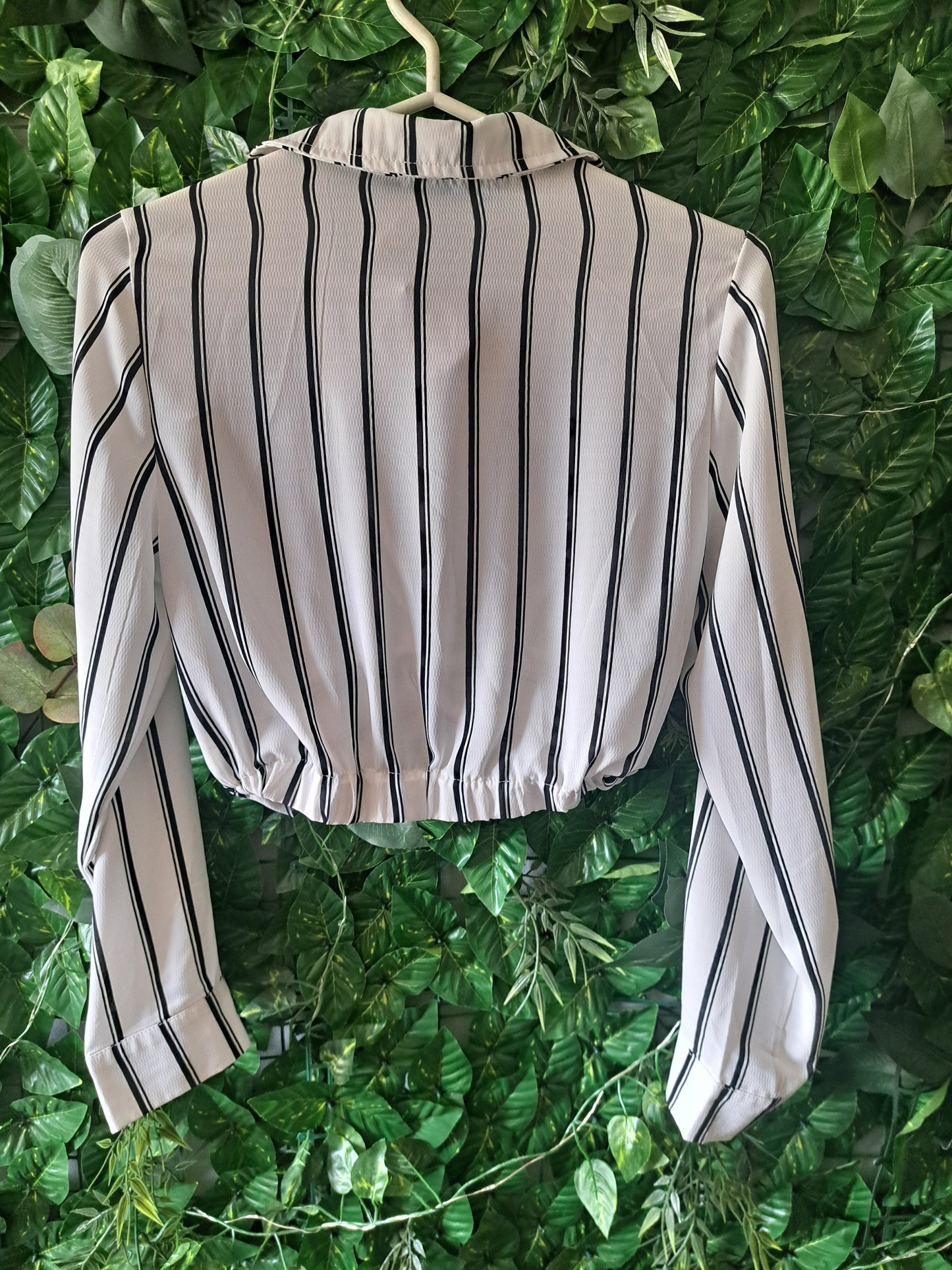 Chemise blanche rayée