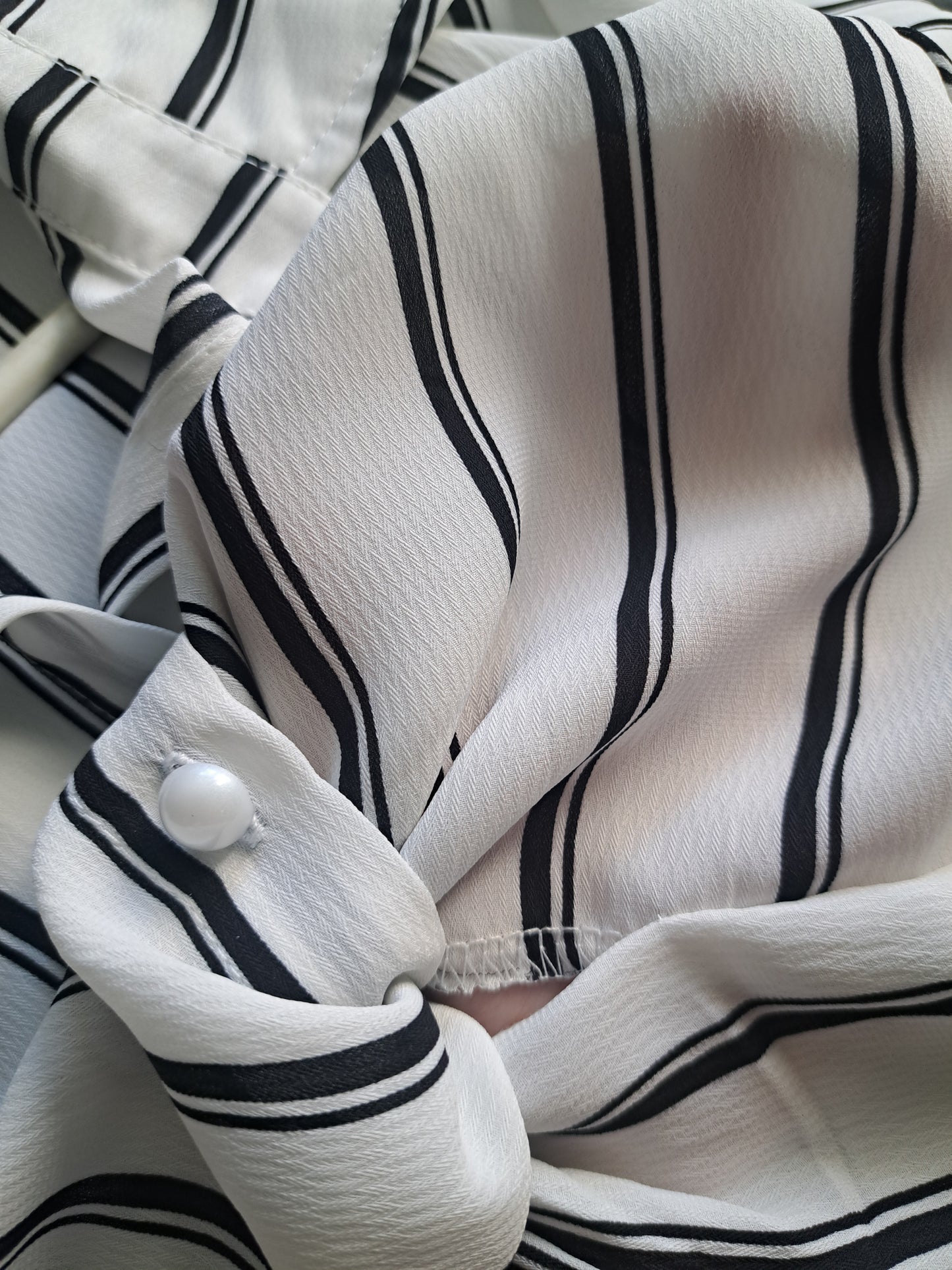 Chemise blanche rayée
