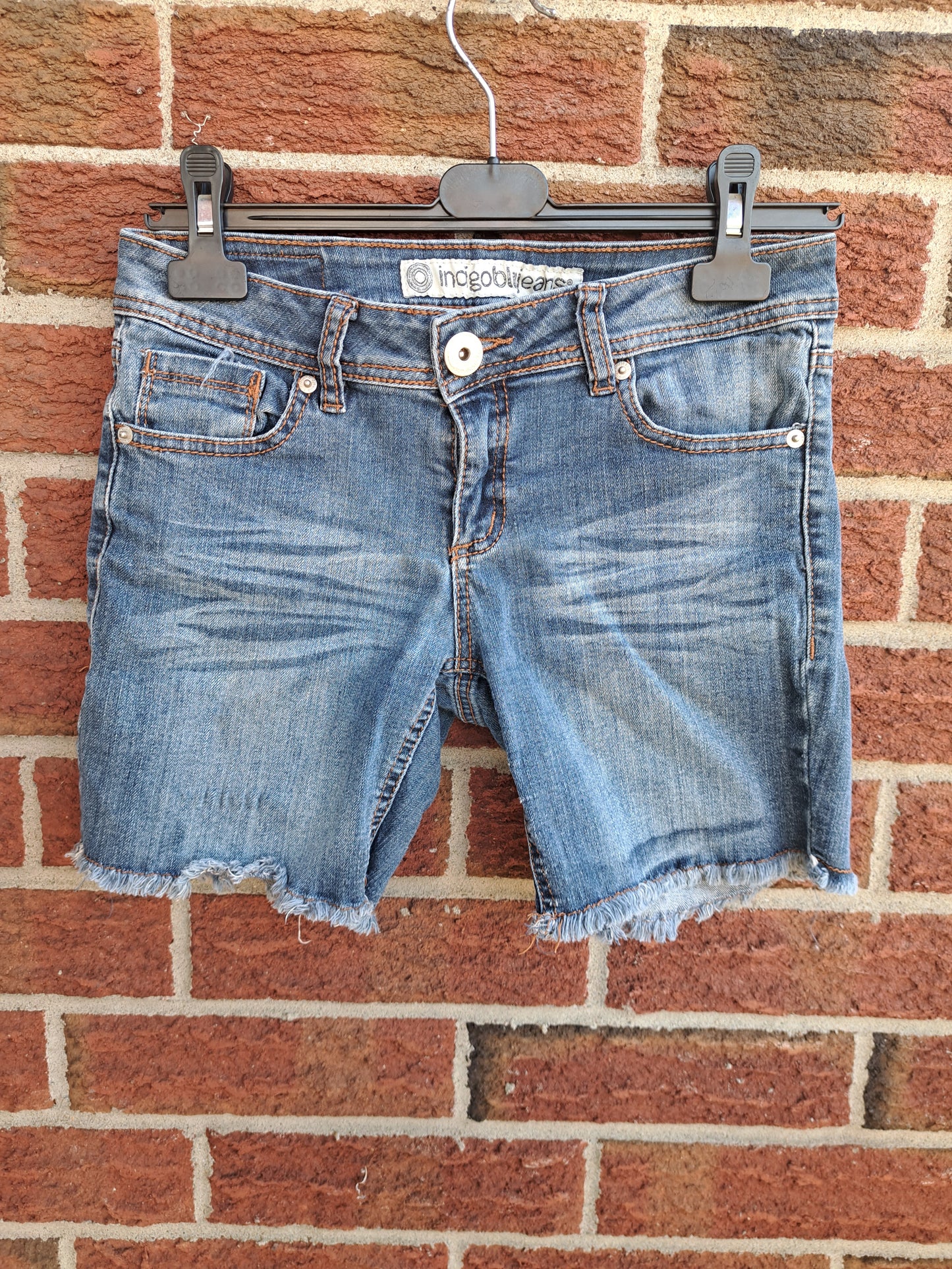 Short en jeans bleu