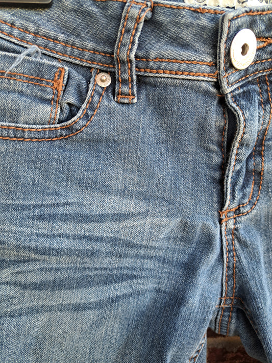 Short en jeans bleu