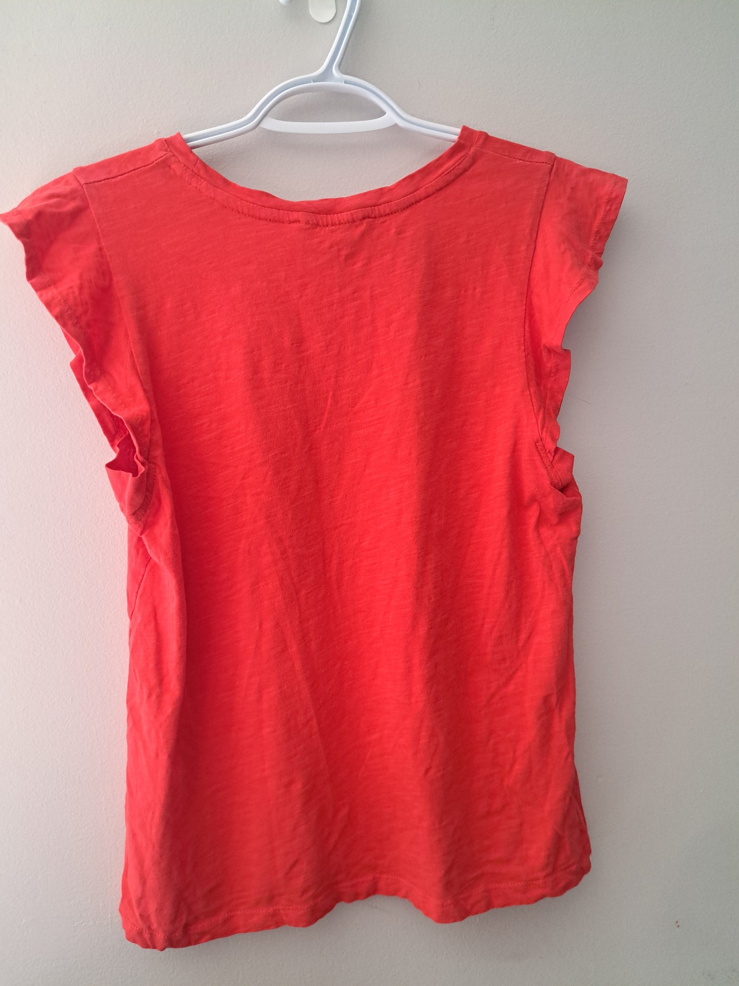 Chandail manche courte rouge bio