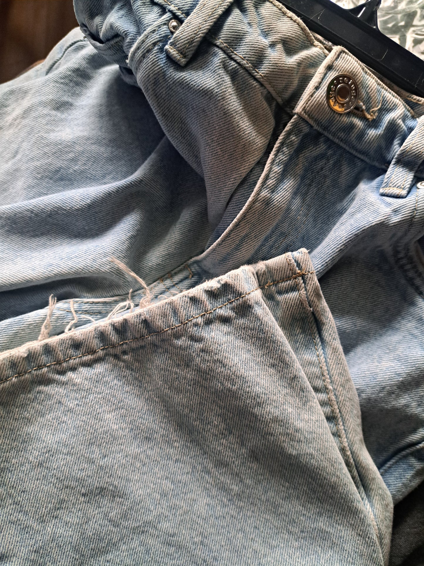Jeans bleu pâle baggy