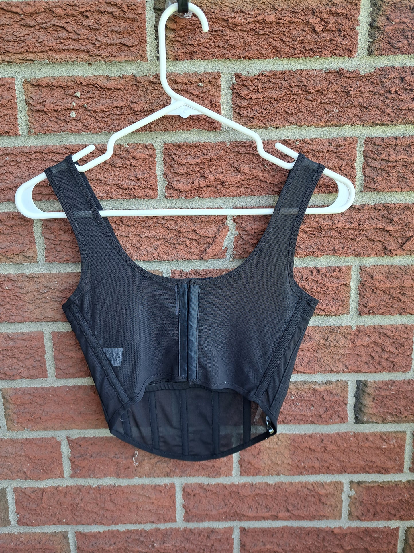 Camisole style corset noir