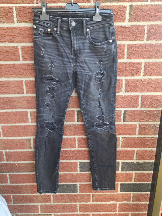 Jeans noir troué american eagles