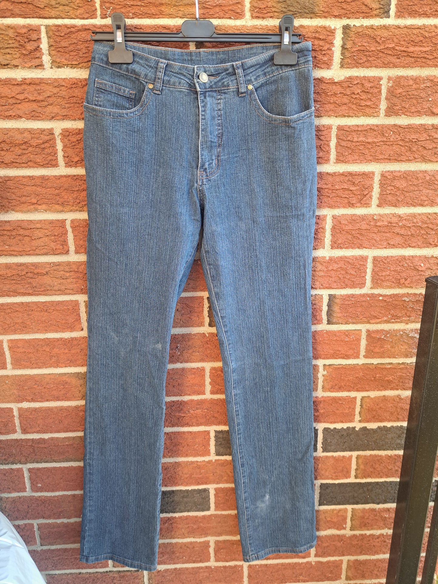 Jeans bleu ligné vintage homme