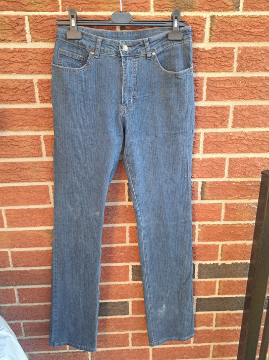 Jeans bleu ligné vintage homme