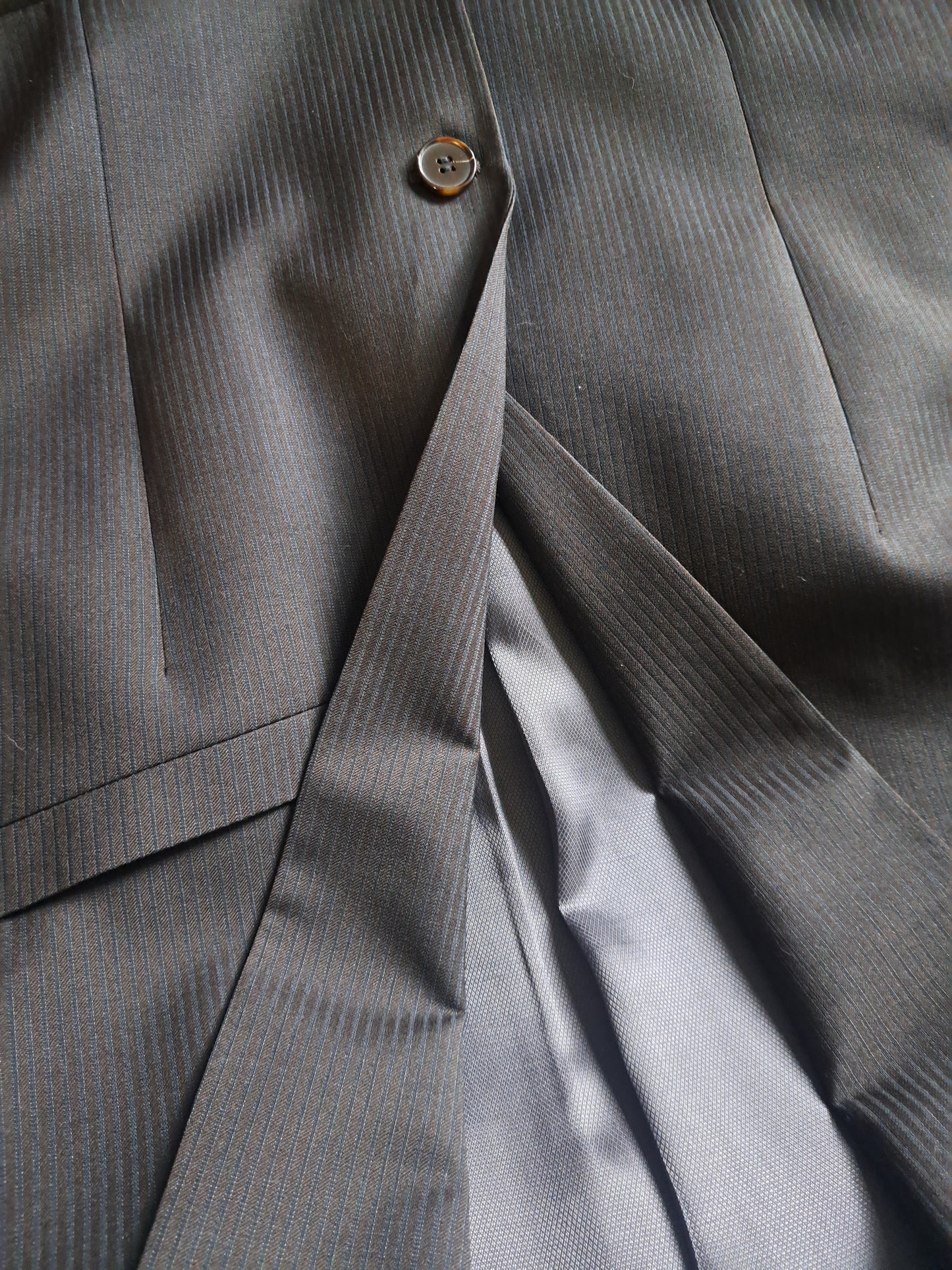 Veston gris ligné