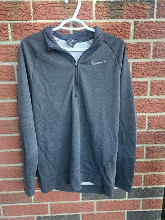 Chandail gris à manches longues avec poches Nike