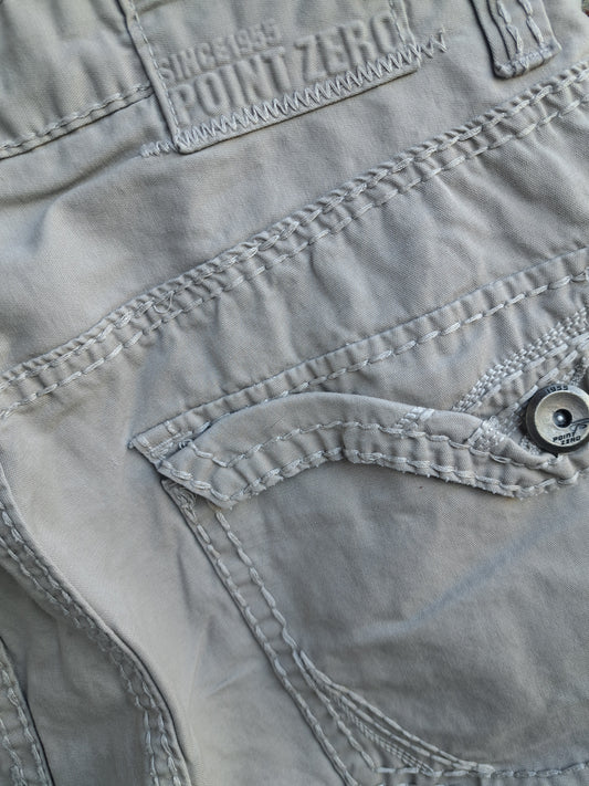 Pantalon beige avec poches point zéro