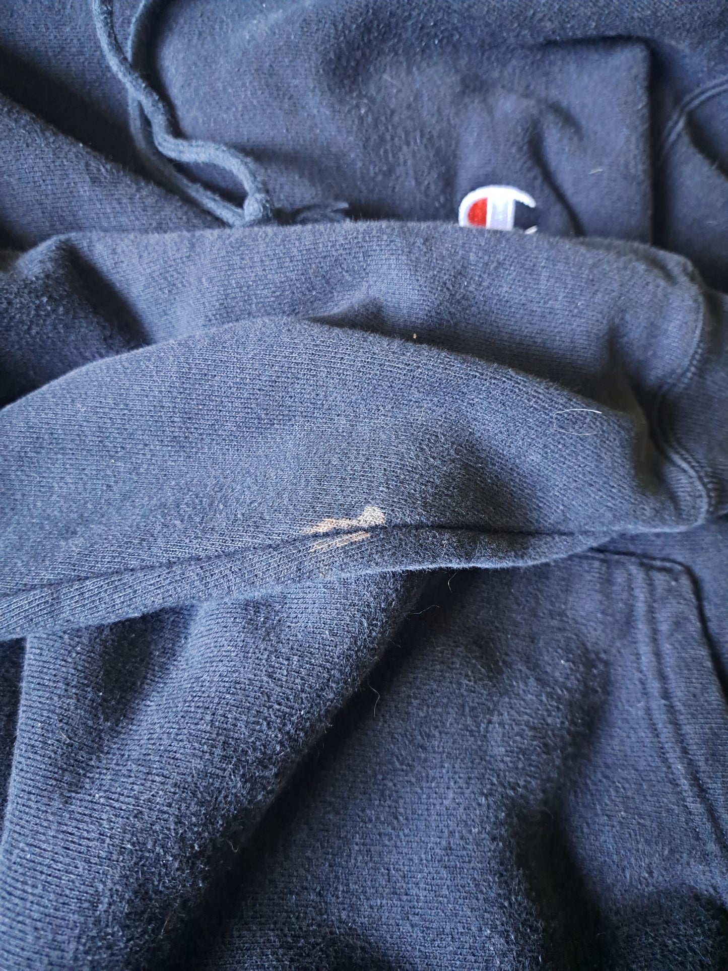 Hoodie noir Champion