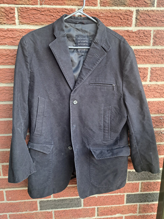 Manteau long noir pour homme Orvieto