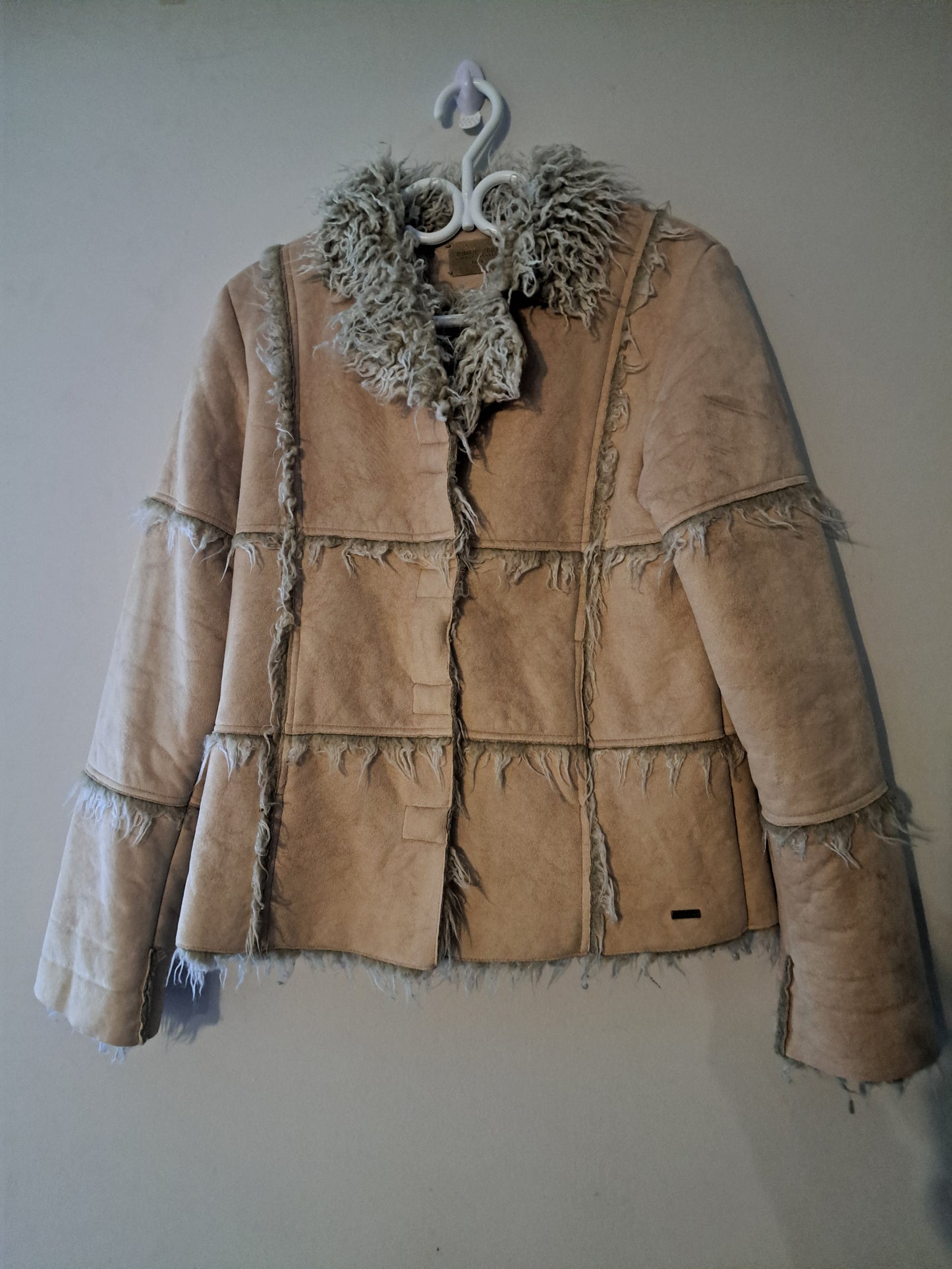 Manteau de ''fourrure'' beige Point zéro