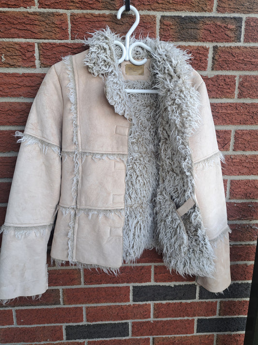 Manteau de ''fourrure'' beige Point zéro
