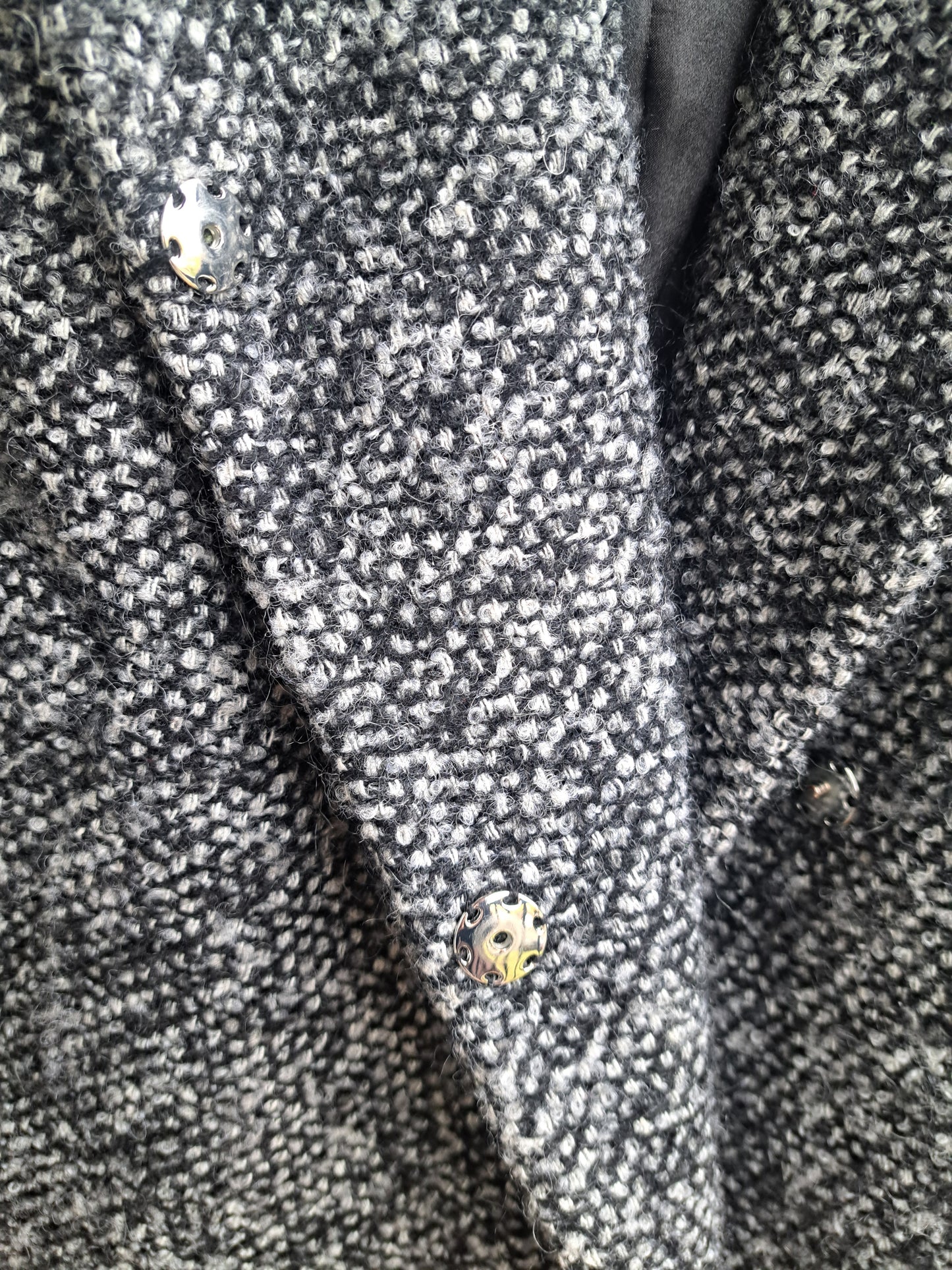 Manteau gris blanc et noir Calvin Klein