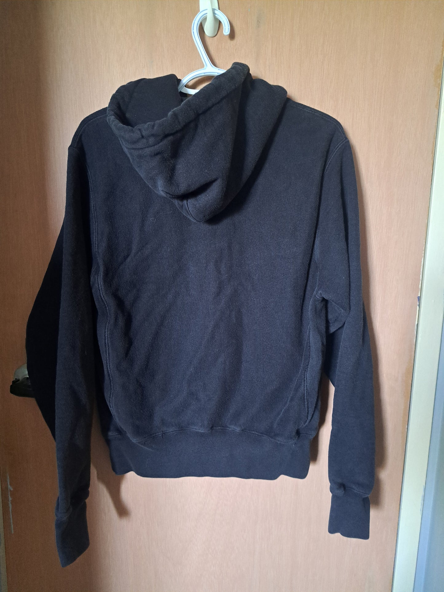 Hoodie noir champion unisexe