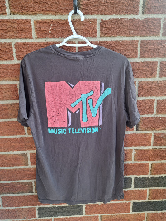 T-shirt noir MTV